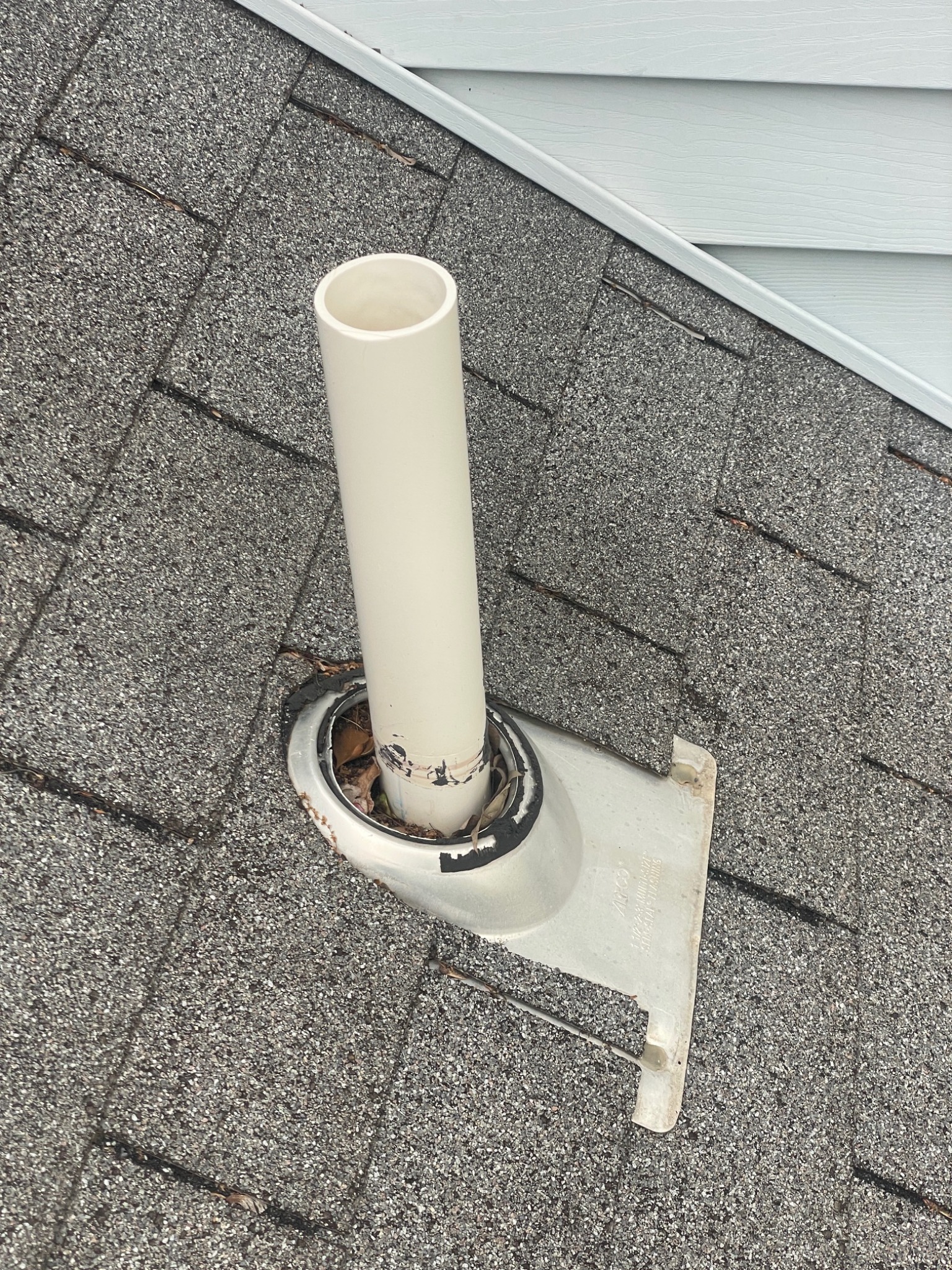 Roof flashing repair